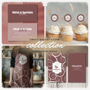 Sweet Bakery Store Custom Cakes Chocolates Label