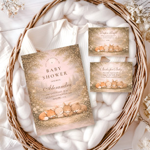 Whimsical Forest Friends Baby Shower Napkin