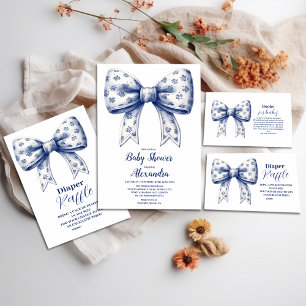 Blue Bow Boy  Napkin
