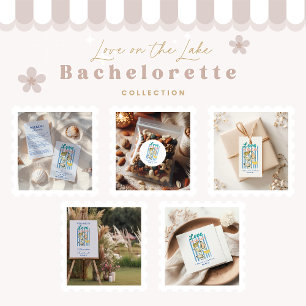 Love on the Lake Bachelorette Getaway Classic Round Sticker