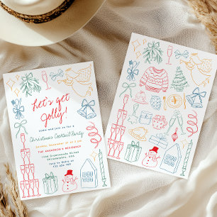 Cute Colorful Whimsical Christmas Doodle Coffee Mug