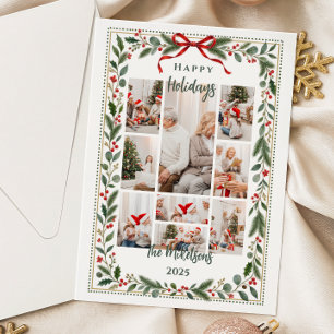 Photo Festive Classic Christmas Elegance Acrylic Invitations