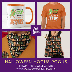 NO HOCUS POCUS Christian Halloween Wrapping Paper