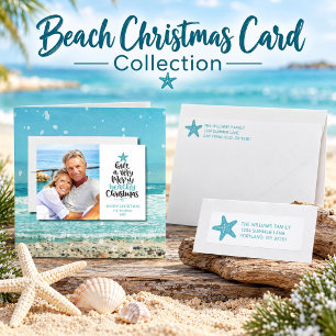 Merry Beachy Christmas Card