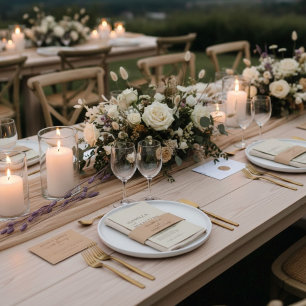 Wedding Simple Soft Yellow Invitation