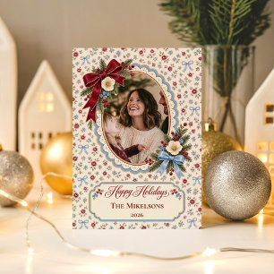 Photo Romantic Coquette Grandmillennial Christmas Coffee Mug