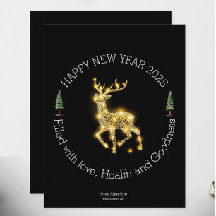 Gold Reindeer Bottle Opener – Elegant Holiday Bar 