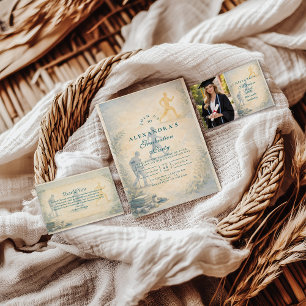 Photo Scholarly Physical Therapy Graduation Announcement