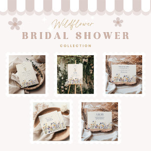 Cornflower Meadow Bridal Shower Napkin