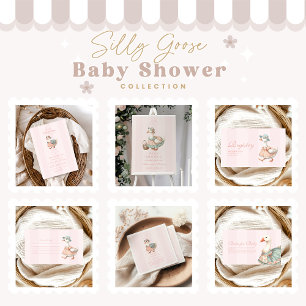 Vintage Pink  Silly Goose Baby Books for Baby  Enclosure Card