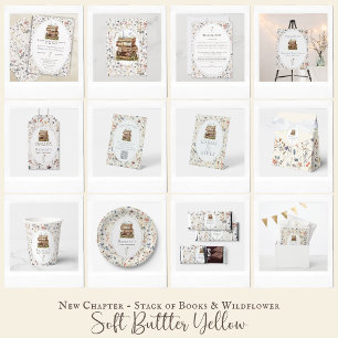 Baby Shower Wildflower, Bring a book for baby Enclosure Card