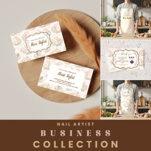 Vintage Botanical Hair Stylist Apron