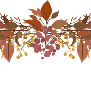 Watercolor autumn leaves Wedding Invitation