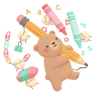 Polar Bear's Dream Fantasy Illustration Thank You Card