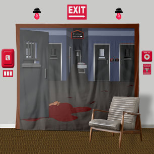 Emergency Sedative Cabinet Insane Asylum Halloween