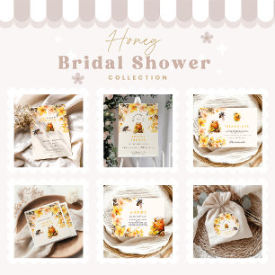  Rustic Floral She Found Her Honey Bridal Classic Round Sticker