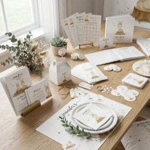 Bunny Rabbit wildlife forest baby Classic Round Sticker