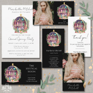 Magical Essential Oils Apothecary Yoga Crystals  Business Card