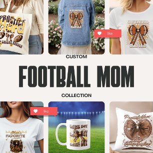Personalised Gameday Mum Football Lover T-Shirt