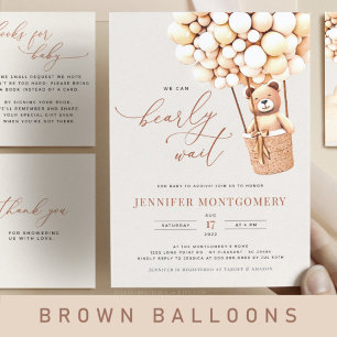We Can Bearly Wait! Baby Shower Invitation