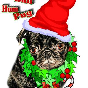 Pug  Funny Christmas Gifts Holiday Card