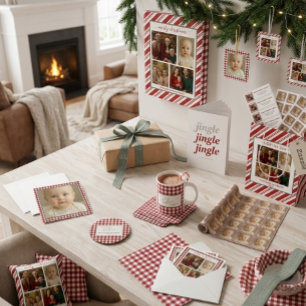 elegance big many images collage gifts wrapping paper