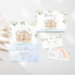 Noah's Ark Baby Shower Invitation