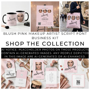 Blush Pink Photo MUA  Elegant Coffee  Mug