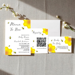 Bee Baby Shower Invitation