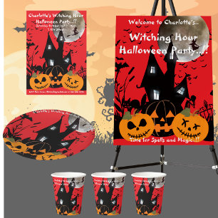 Kids Witching Hour Halloween Party Invitation