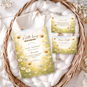 Wildflower Honey Meadow Baby Shower Invitation