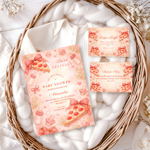 Pizza Night Diapper Raffle Enclosure Card