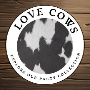 cow hide black white  wrapping paper