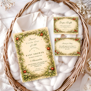 Woodland Apple Storyboo Diapper Raffle Enclosure Card