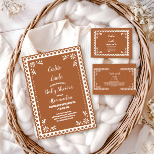 Terracotta Mexican Cielito Lindo Baby Shower  Invitation