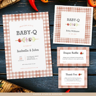 Personalized Gender Neutral BabyQ Baby Shower Napkin