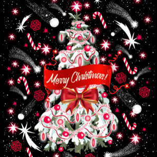 Starry Night Holiday Card