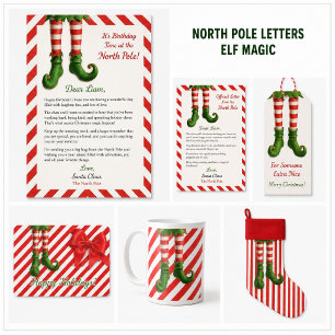 Funny Elf Faces   North Pole Fun Christmas Party  Invitation