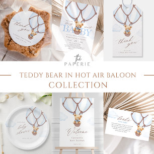 We Can Bearly Wait! Hot Air Baloon Address Return Address Label
