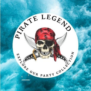 Pirate 50th Birthday Party  Invitation