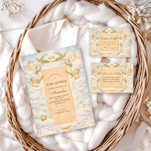 Greek Classic Columns Baby Shower Napkin