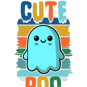 Retro Vintage Cute Halloween Ghost T-Shirt