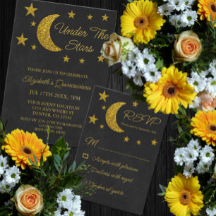 Under The Stars Quinceañera Invitation