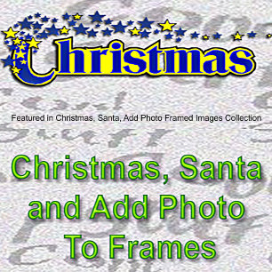 Christmas Santa & Tree Add Photos Jigsaw Puzzle