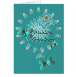 Wedding Acceptance Cards &amp; Invitations | Zazzle.com.au