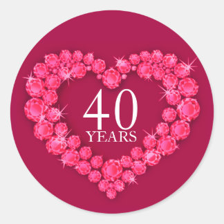 40 Years Wedding Anniversary Gifts - T-Shirts, Art ...