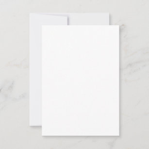 Flat Invitation, Size: 8.9 cm x 12.7 cm, Paper: Matte, Envelopes: White