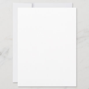 Flat Invitation, Size: 16.5 cm x 22.2 cm, Paper: Matte, Envelopes: White