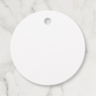 Circle Favour Tags