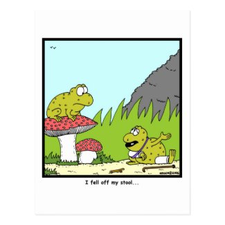 Toadstool Postcard